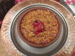 Cous cous at Galata Lily in Istanbul