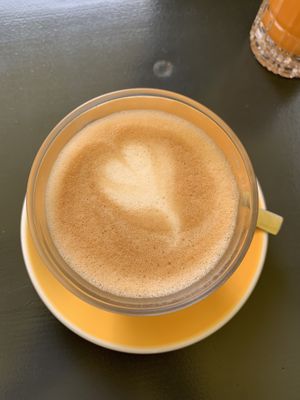 Oat cappuccino   at Seven Sundays in Dusseldorf