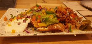 Nachos (opción vegana) at Ganesh Cocina Ecléctica in Xativa