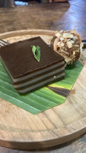 Lapis and date ball  at Tukies Coconut Shop - Jl. Monkey Forest in Ubud