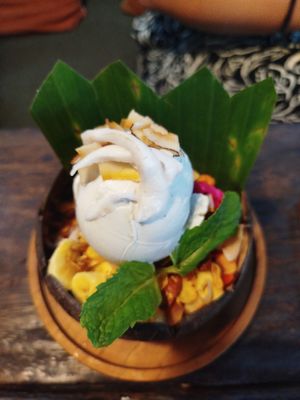 Helado de coco at Tukies Coconut Shop - Jl. Monkey Forest in Ubud