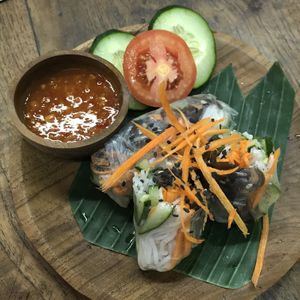 Summer Roll at Tukies Coconut Shop - Jl. Monkey Forest in Ubud