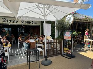 Terrace at La Divina Comedia in Valencia