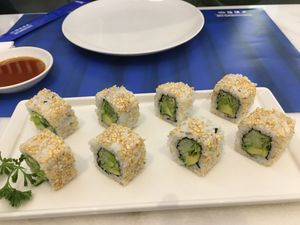Veggie rolls  at Sumo in Muscat