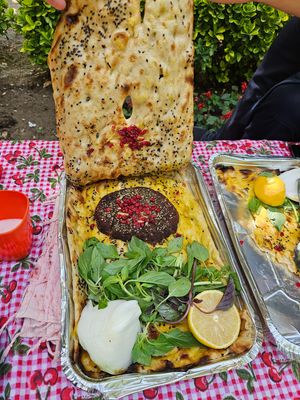 Vegan beryan at Iran Vegan Travel in Isfahan