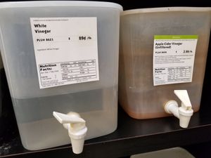 Bulk vinegars at Mississippi Market Food Co-op- West 7th in St Paul