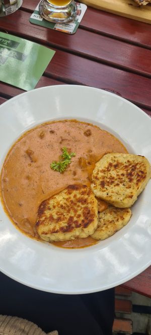 Eierschwammerl Gulasch at Bierosophie in Vienna
