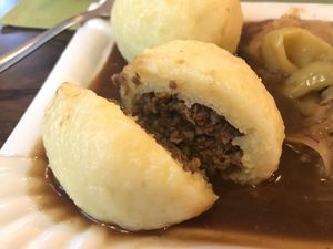 Knödel  at Bierosophie in Vienna