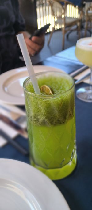 Basil lemonade at Le Bistrot Viet in Santiago