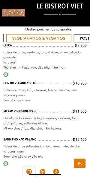   at Le Bistrot Viet in Santiago