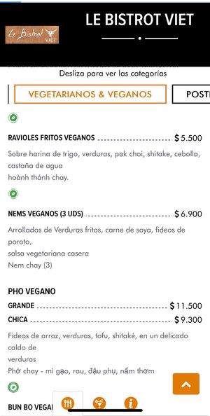   at Le Bistrot Viet in Santiago