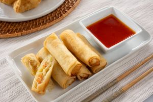 Veggie Spring Rolls (6 pcs)

Mixed vegetables in a fried wonton skin. 6 pcs. at Tso Chinese Takeout & Delivery - Cherrywood in Austin