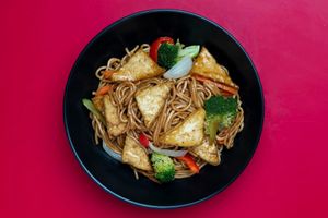 Tofu Lo Mein at Tso Chinese Takeout & Delivery - Cherrywood in Austin