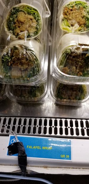 Felafel wrap at DOH - The Cafe in Doha