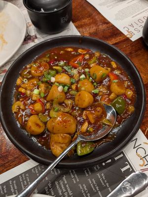 Kung Pao Potato at Inchin's Bamboo Garden in Sunnyvale