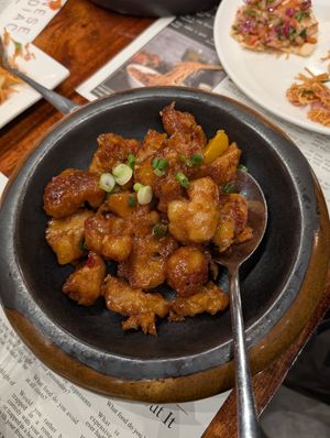 Orange Cauliflower at Inchin's Bamboo Garden in Sunnyvale