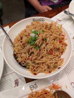 Schezwan Fried Rice at Inchin's Bamboo Garden in Sunnyvale