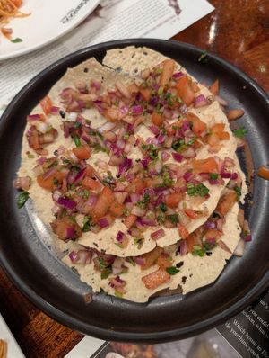 Masala Papad at Inchin's Bamboo Garden in Sunnyvale