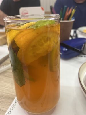 Citrus lemonade  at CrepeCafe in Astana