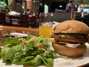 Бургер с тофу at Mission in Moscow