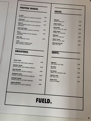 Smoothies & Juices at Fly in Bath