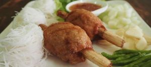 Prawn dish at Pho Vieng Chan in Chiang Mai