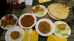 Dishes at Tandoori in Cagliari