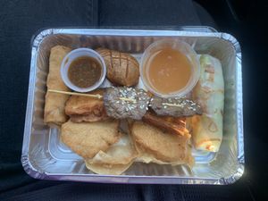 Loving Hut Hamilton platter  at Loving Hut - Hamilton St in Worcester