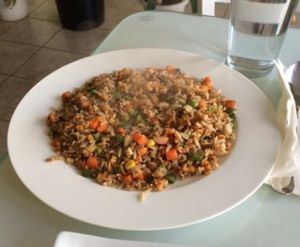 love the chefs rice! at Loving Hut - Hamilton St in Worcester