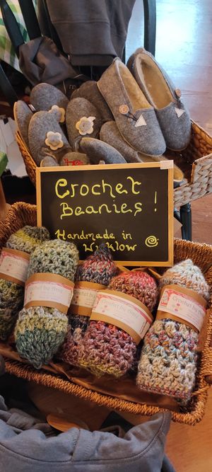 Crochets beanies at An Lar in Dunlavin