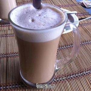 French Vanilla Cappuccino at Mantras Veggie Cafe and Tea House in San Jose