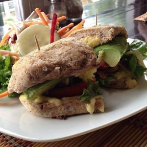 Tico Sandwich at Mantras Veggie Cafe and Tea House in San Jose