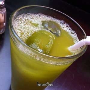 Pineapple and Spearmint Drink at Mantras Veggie Cafe and Tea House in San Jose