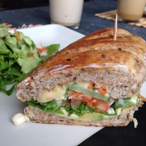 Tico Sandwich at Mantras Veggie Cafe and Tea House in San Jose