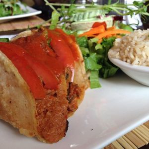 Tacos Dorados at Mantras Veggie Cafe and Tea House in San Jose