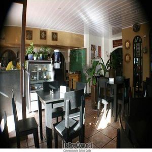 Restaurant at Mantras Veggie Cafe and Tea House in San Jose