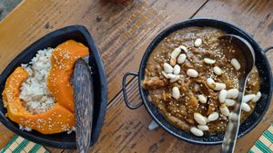 Indian curry with pumpkin at La Garza in La Palma