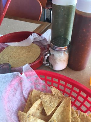 Homemade tortillas  at Sabor de mi Tierra Mexican Grill in Stone Park