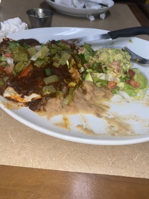 How much left over I had!! Amazing portions!! at Sabor de mi Tierra Mexican Grill in Stone Park