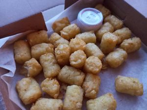 Potato tots at Papa John's in Orpington