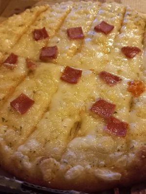 Vegan Scheese and ham Veganuary side #Veganuary at Papa John's in Orpington