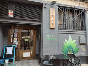 Outside at Birosta in Zaragoza