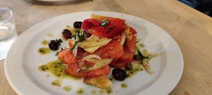 Salad at Birosta in Zaragoza