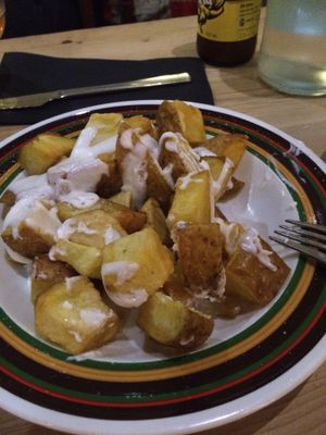 Papas at Birosta in Zaragoza