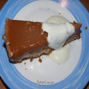 Banaffee (toffee, banana and biscuit cake). at Birosta in Zaragoza