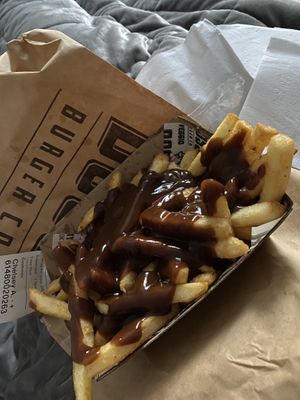 Chips and gravy   at Boss Burger Co in Ballarat