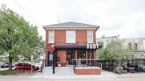 Ruby beautifully renovated the old Water Street Grill building! at Ruby Coffee Roasters in Stevens Point