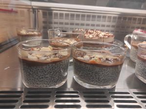 Chia pudding at Raiz in Aveiro