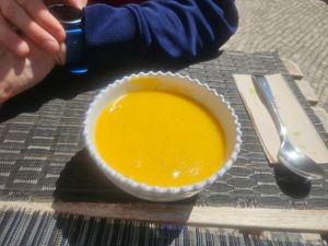 Lentil soup at Raiz in Aveiro