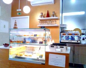 Beautiful foods display at Raiz in Aveiro